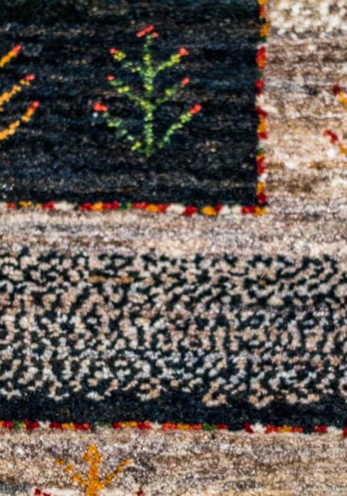 Gabbeh Namdari Persian Carpet Rug N1Carpet